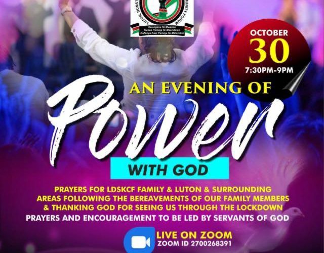 An evening of power with God