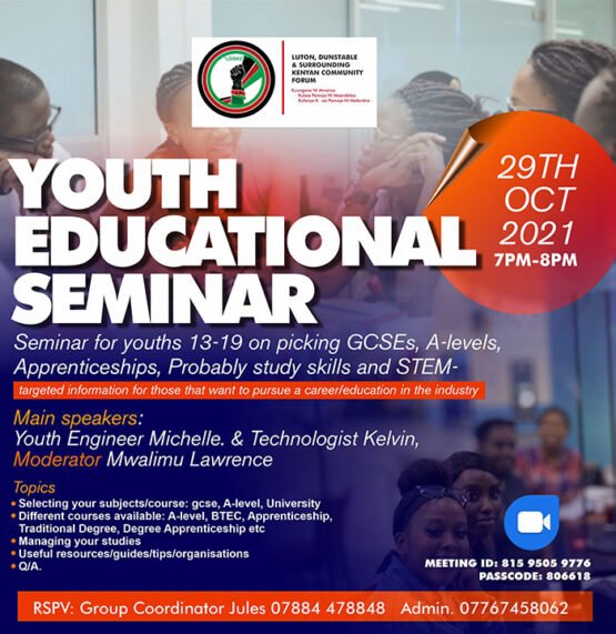 Youth Educational Seminar 29th Oct 2021 – Ldskcf